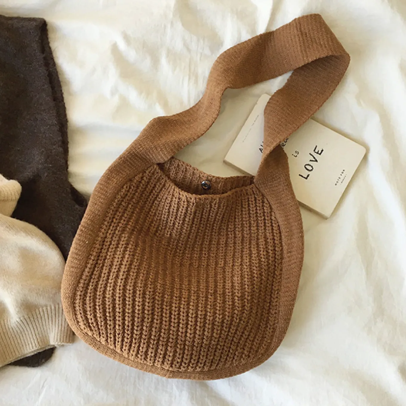 Elena Handbags Artsy Cotton Bucket Bag