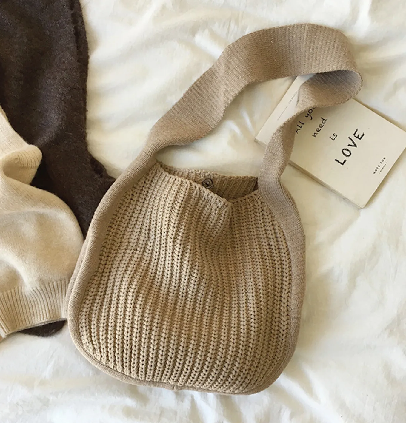 Elena Handbags Artsy Cotton Bucket Bag