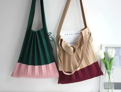Elena Handbags Artsy Wrinkled Shoulder Bag