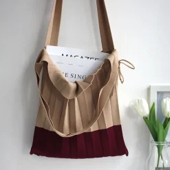 Elena Handbags Artsy Wrinkled Shoulder Bag