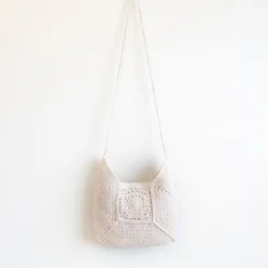 Elena Handbags Boho Crochet Crossbody Bag