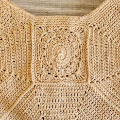 Elena Handbags Boho Crochet Shoulder Bag