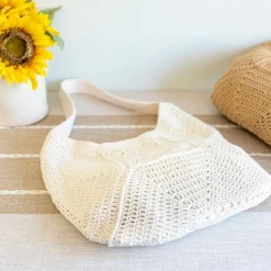 Elena Handbags Boho Crochet Shoulder Bag