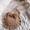 Elena Handbags Boho Knitted Shoulder Bag