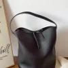Elena Handbags Chic Leather Bucket Bag