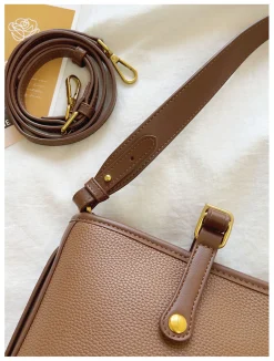 Elena Handbags Chic Leather Bucket Bag