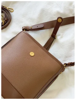 Elena Handbags Chic Leather Bucket Bag