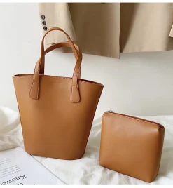 Elena Handbags Chic Leather Tote Bag