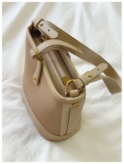 Elena Handbags Chic Leather Bucket Bag