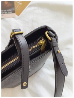 Elena Handbags Chic Leather Bucket Bag