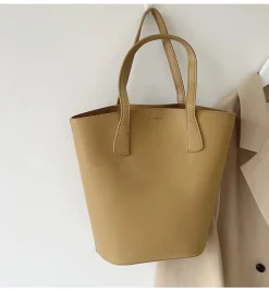 Elena Handbags Chic Leather Tote Bag