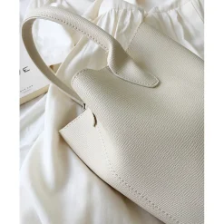 Elena Handbags Chic Leather Bucket Bag