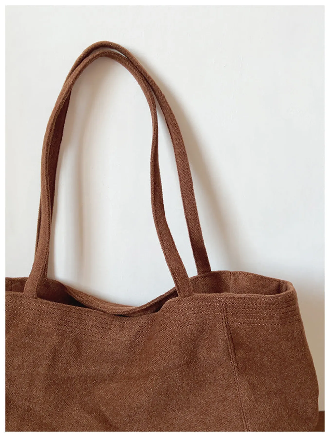 Elena Handbags Corduroy Shoulder Bag
