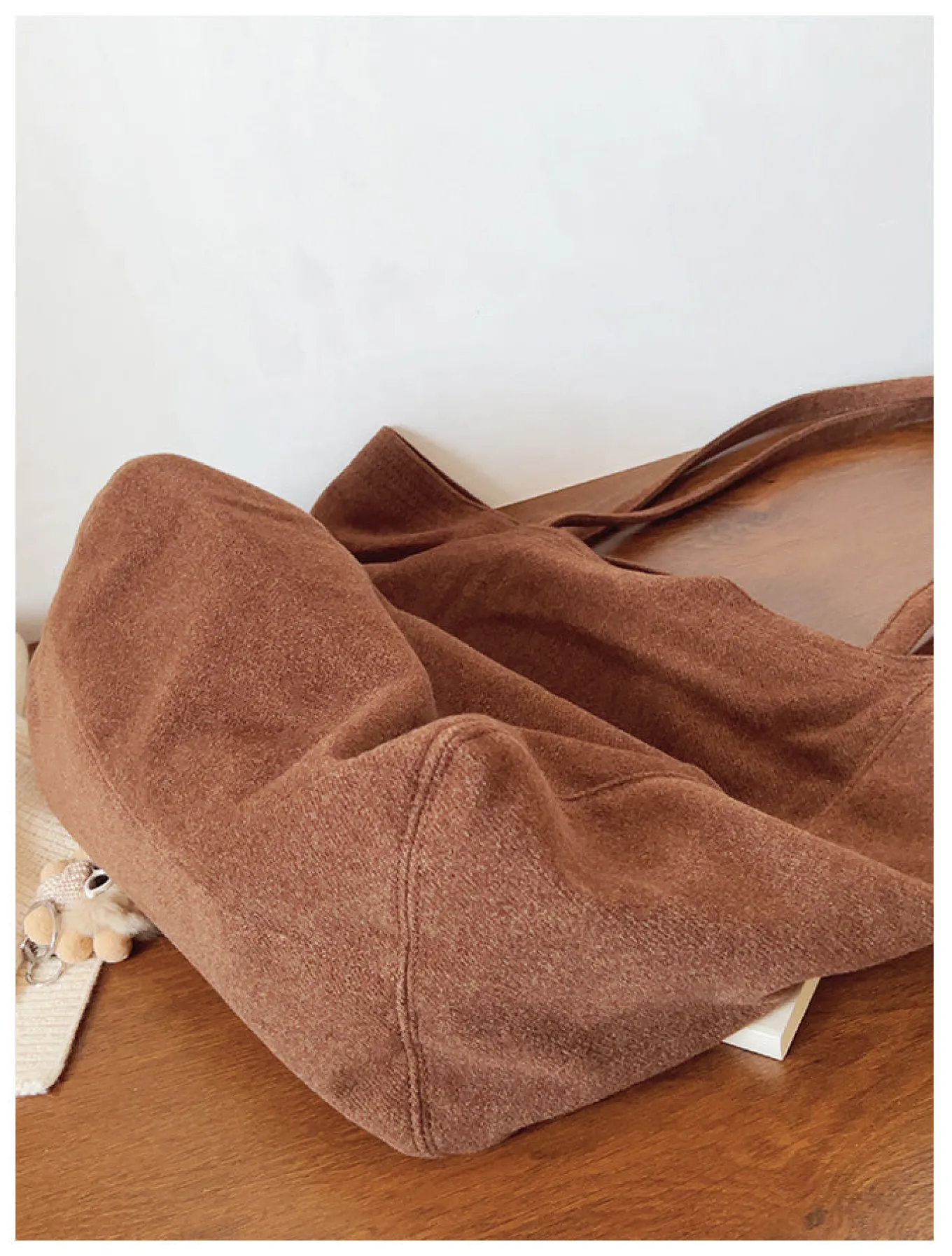 Elena Handbags Corduroy Shoulder Bag