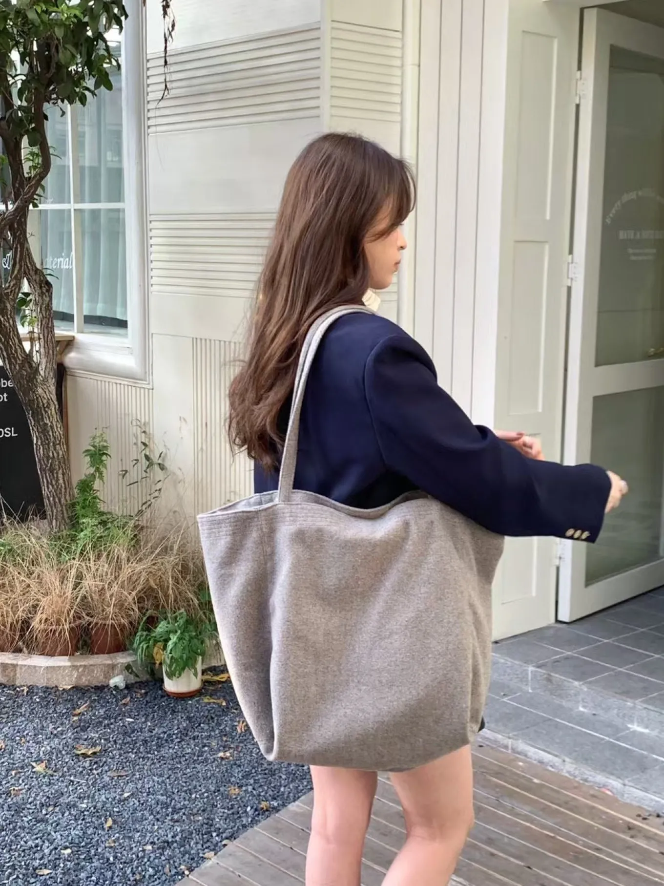 Elena Handbags Corduroy Shoulder Bag