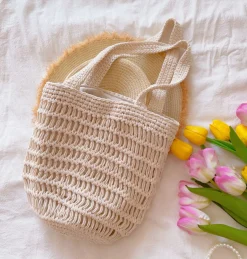 Elena Handbags Cotton Bucket Bag