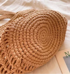 Elena Handbags Cotton Bucket Bag