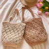 Elena Handbags Cotton Crochet Bucket Bag