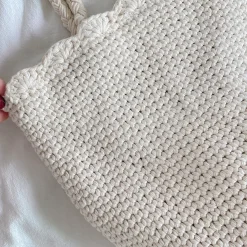 Elena Handbags Cotton Woven Shoulder Bag