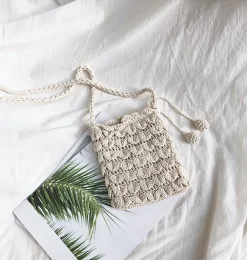 Elena Handbags Crochet Mini Bag