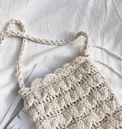 Elena Handbags Crochet Mini Bag