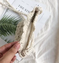 Elena Handbags Crochet Mini Bag