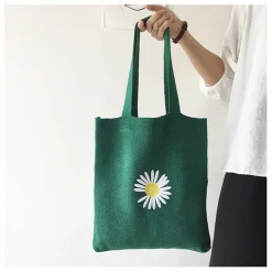 Elena Handbags Daisy Knit Shoulder Bag