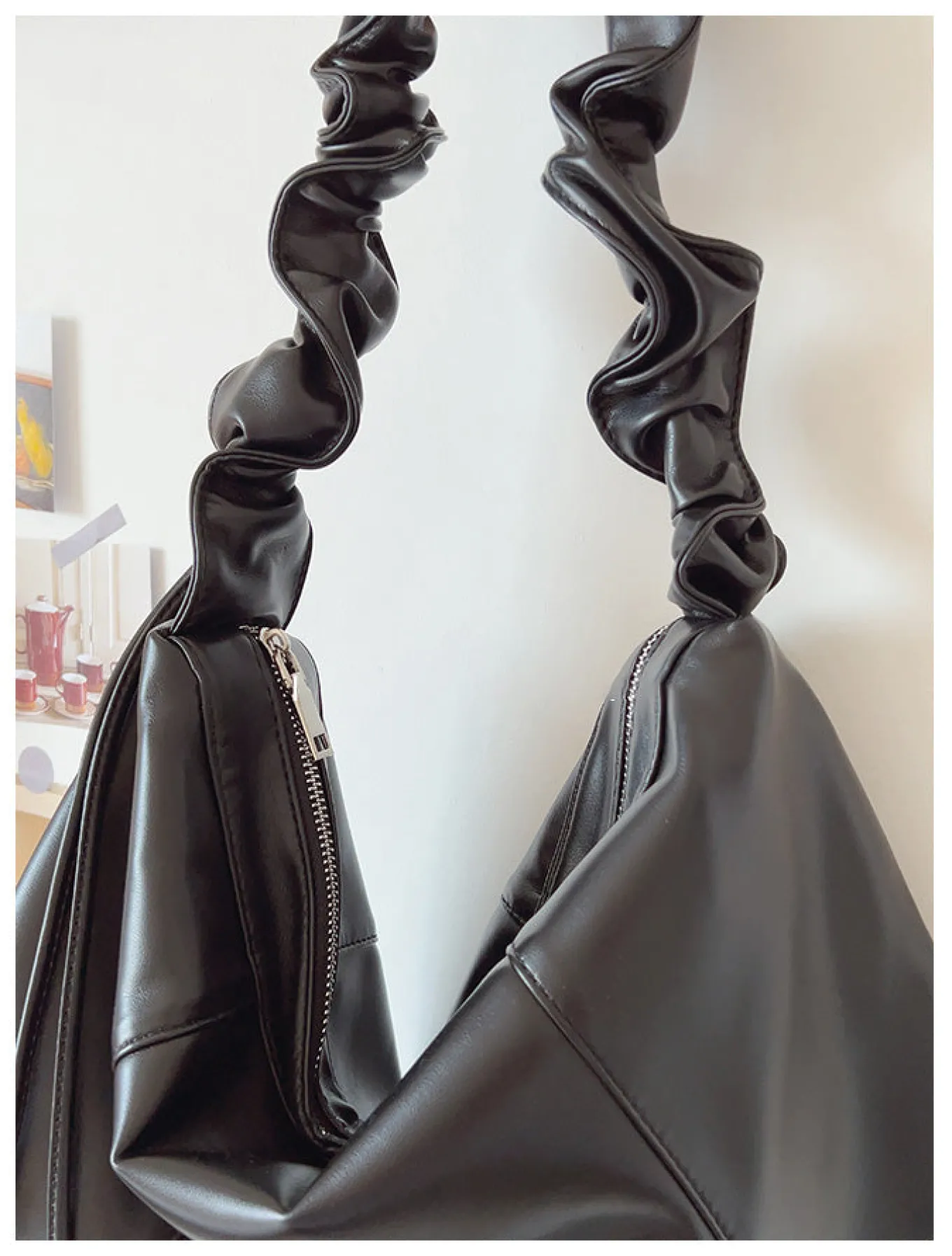 Elena Handbags Dumpling Retro Hobo Shoulder Bag