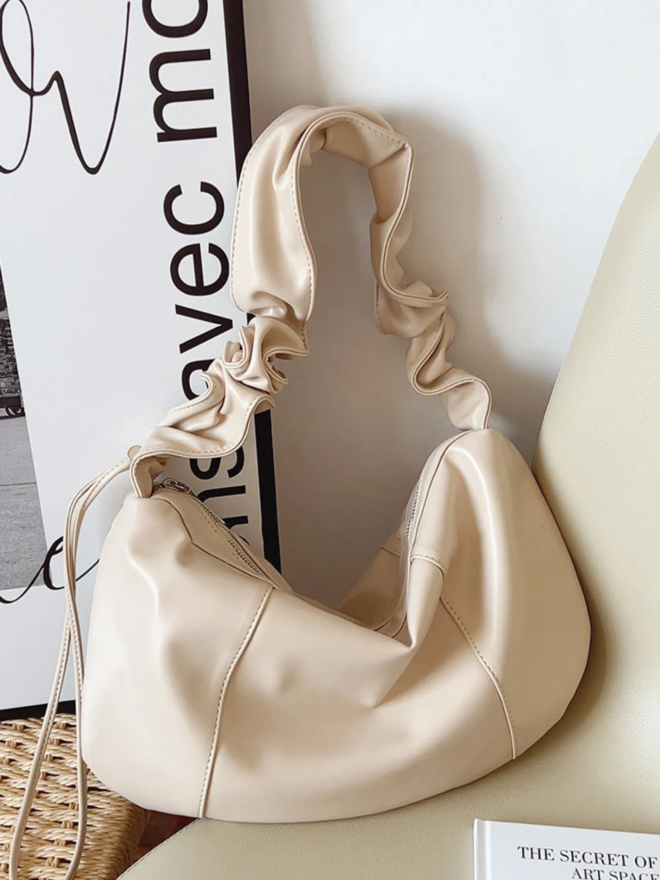 Elena Handbags Dumpling Retro Hobo Shoulder Bag