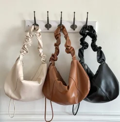 Elena Handbags Dumpling Retro Hobo Shoulder Bag