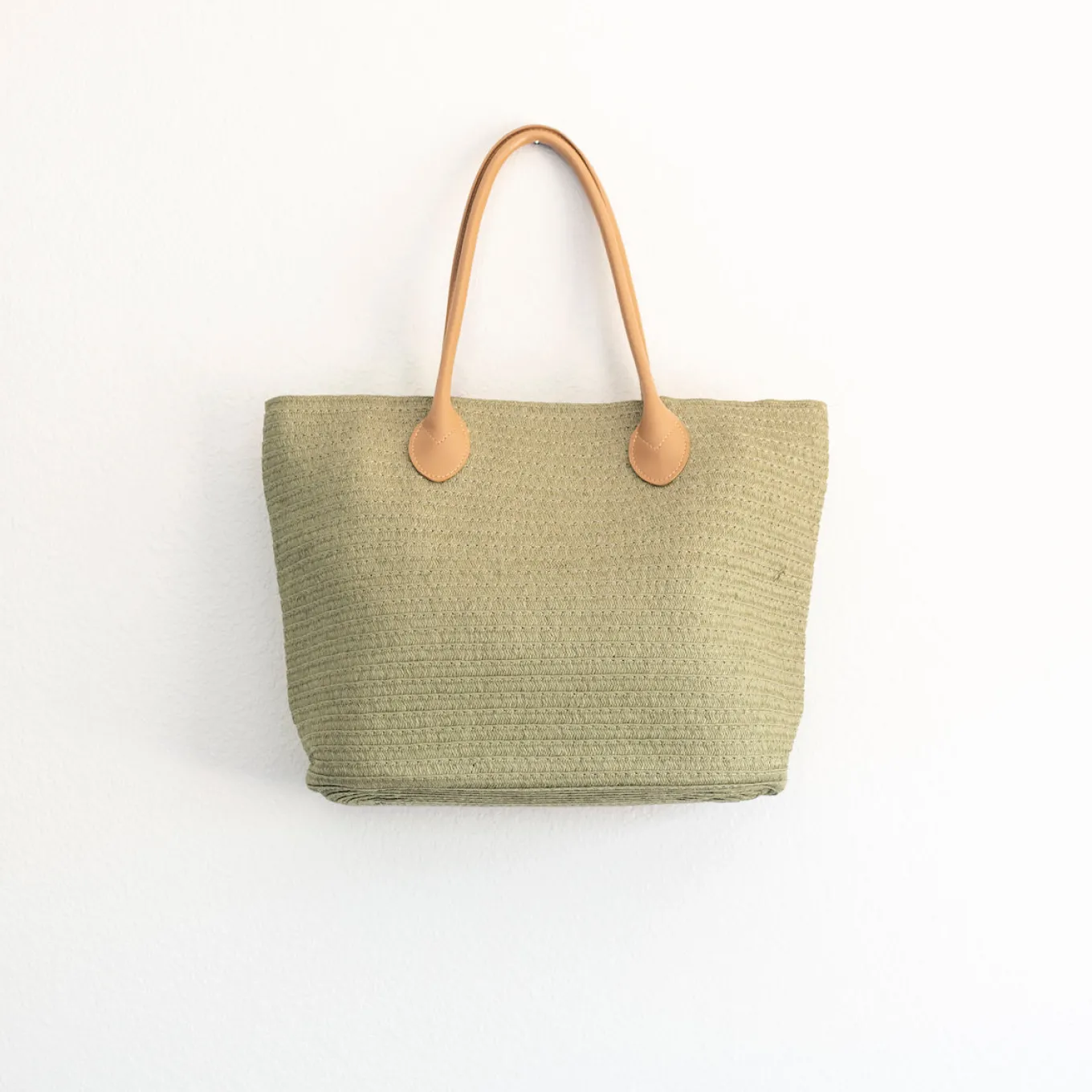 Elena Handbags Elegant Straw Woven Summer Tote