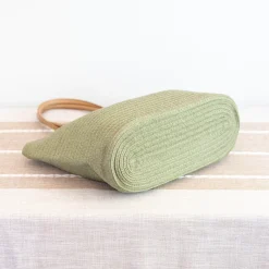 Elena Handbags Elegant Straw Woven Summer Tote