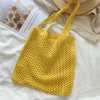 Elena Handbags Everyday Cotton Knit Shoulder Bag