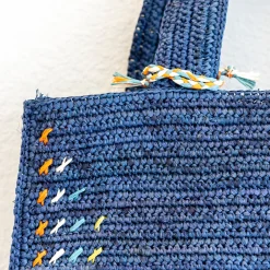 Elena Handbags Everyday Small Raffia Straw Handbag