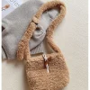 Elena Handbags Faux Furry Crossbody Bag