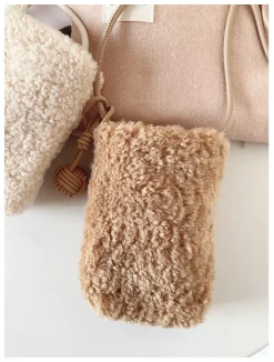 Elena Handbags Faux Furry Crossbody Bag