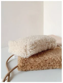 Elena Handbags Faux Furry Crossbody Bag