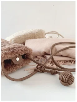 Elena Handbags Faux Furry Crossbody Bag