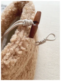 Elena Handbags Faux Furry Crossbody Bag