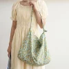 Elena Handbags Floral Canvas Shoulder Bag