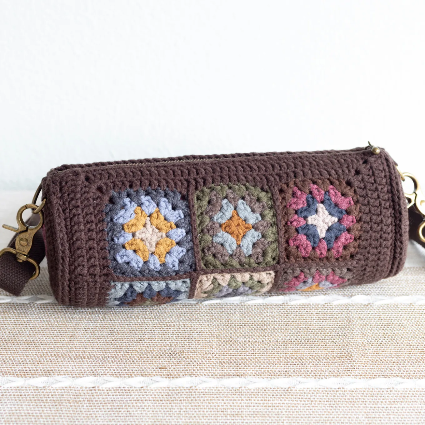 Elena Handbags Floral Granny Bucket Shoulder Purse