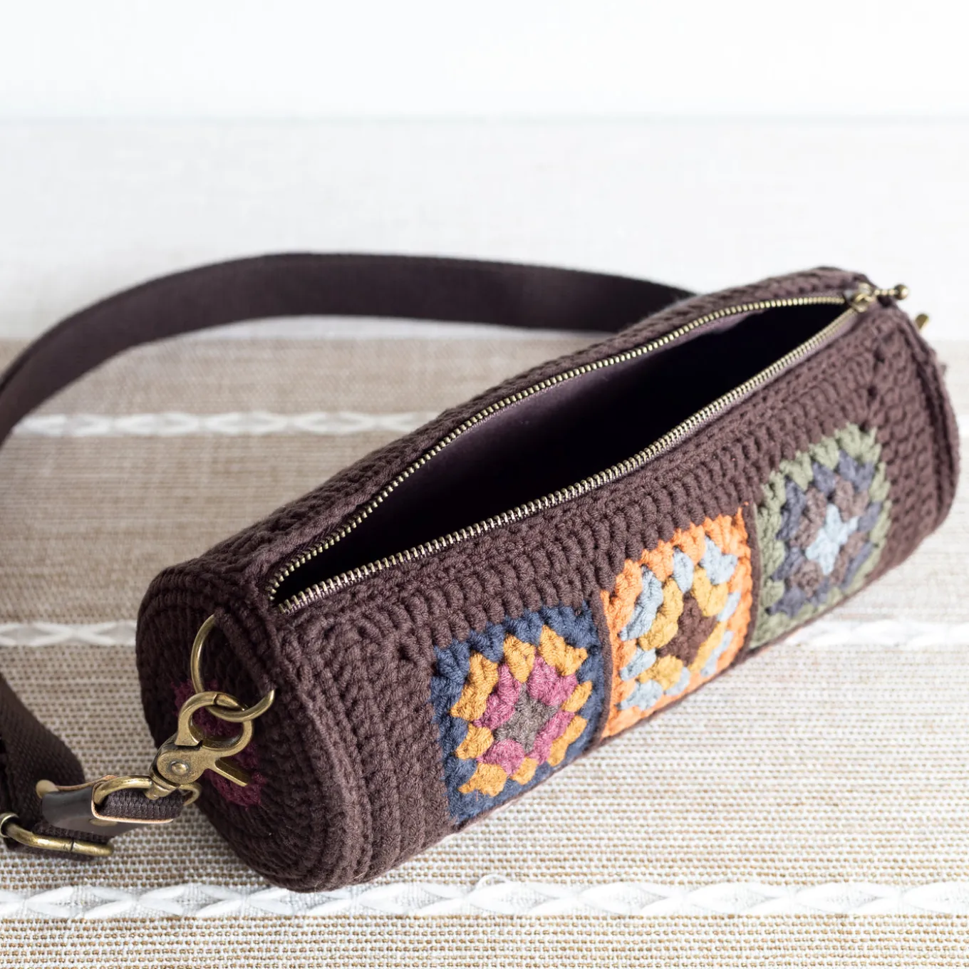 Elena Handbags Floral Granny Bucket Shoulder Purse