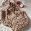 Elena Handbags Hand Knit Tote Bag