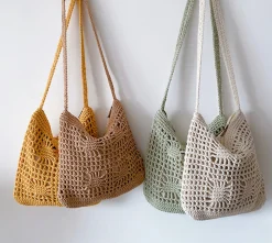 Elena Handbags Handmade Crochet Crossbody Handbags