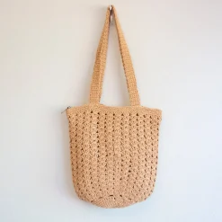 Elena Handbags Handmade Crochet Retro Style Tote Bag