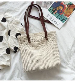 Elena Handbags Handmade Crochet Shoulder Bag