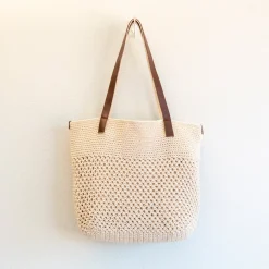 Elena Handbags Handmade Crochet Shoulder Bag