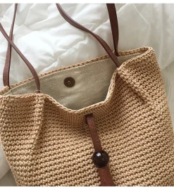 Elena Handbags Handmade Retro Woven Shoulder Bag