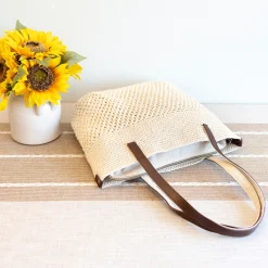 Elena Handbags Handmade Retro Woven Shoulder Bag