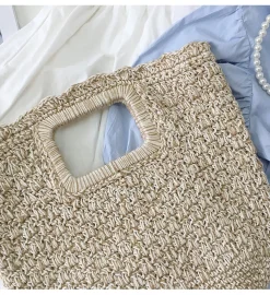 Elena Handbags Harajuku Style Cotton Top Handle Tote Bag